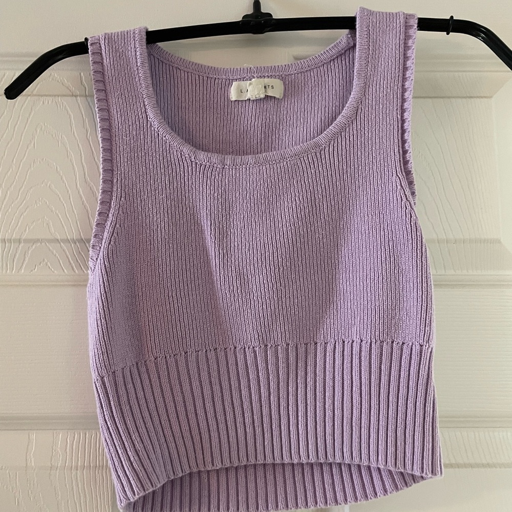 L.A. Hearts Crop Sweater
